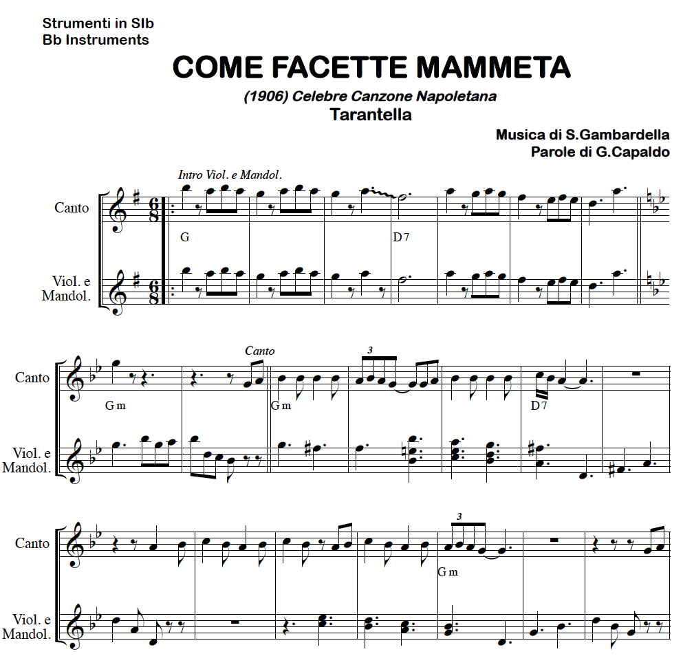 Come Facette Mammeta Uomo Strum Tarantella Basi Audio Fisarmonica